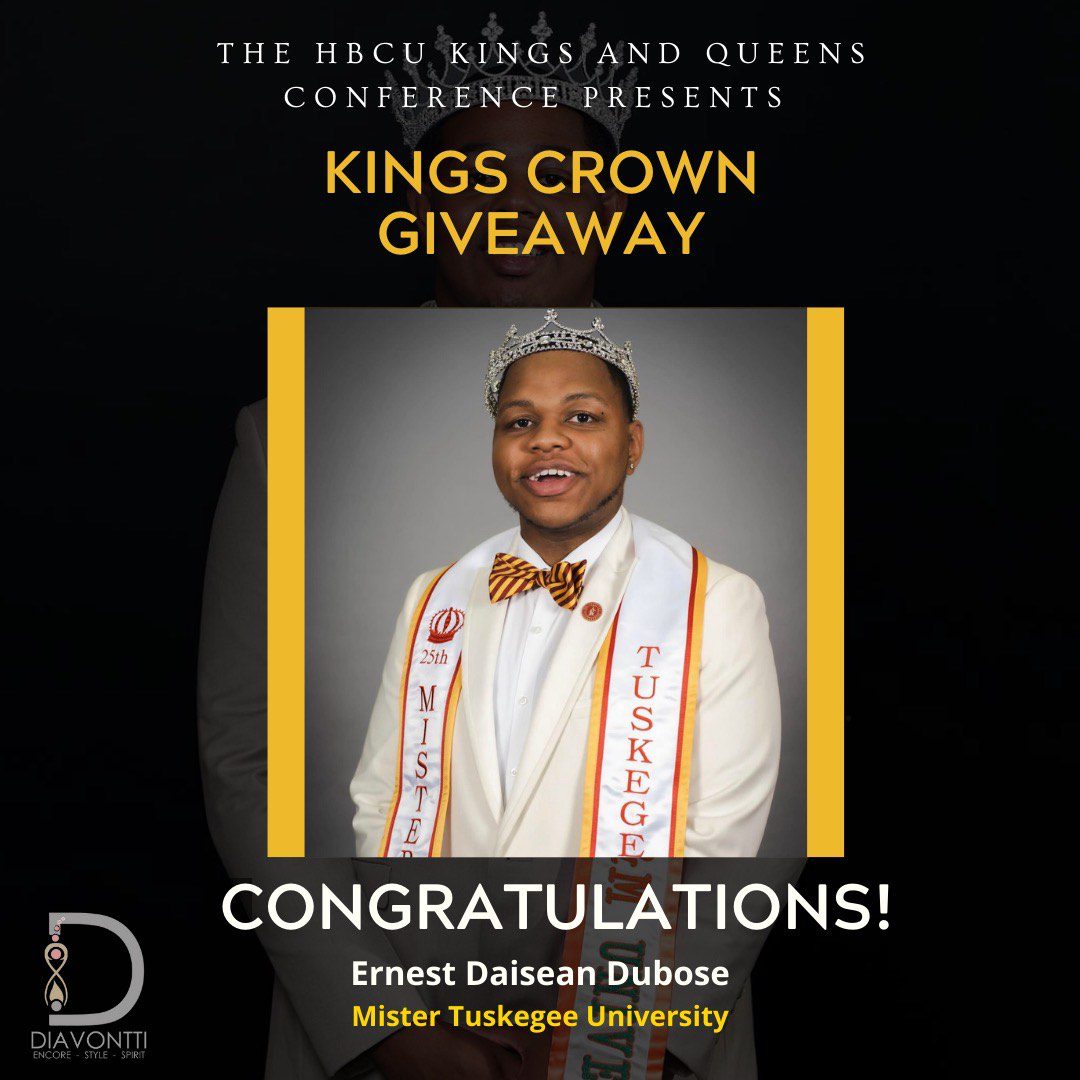 HBCU Kings Crown Giveaway winner