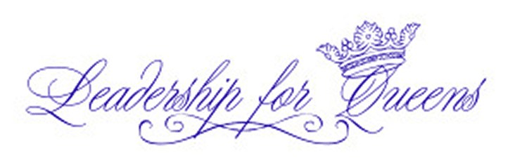 Purple text and crown design