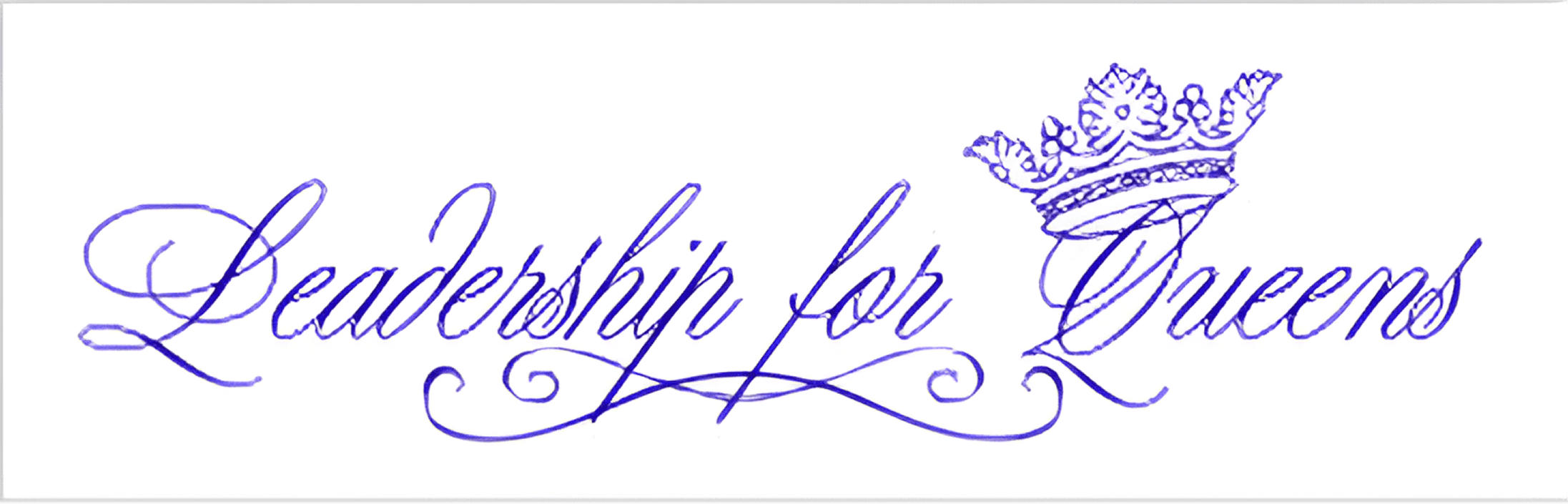 Elegant cursive handwriting with decorative flourishes on white paper.